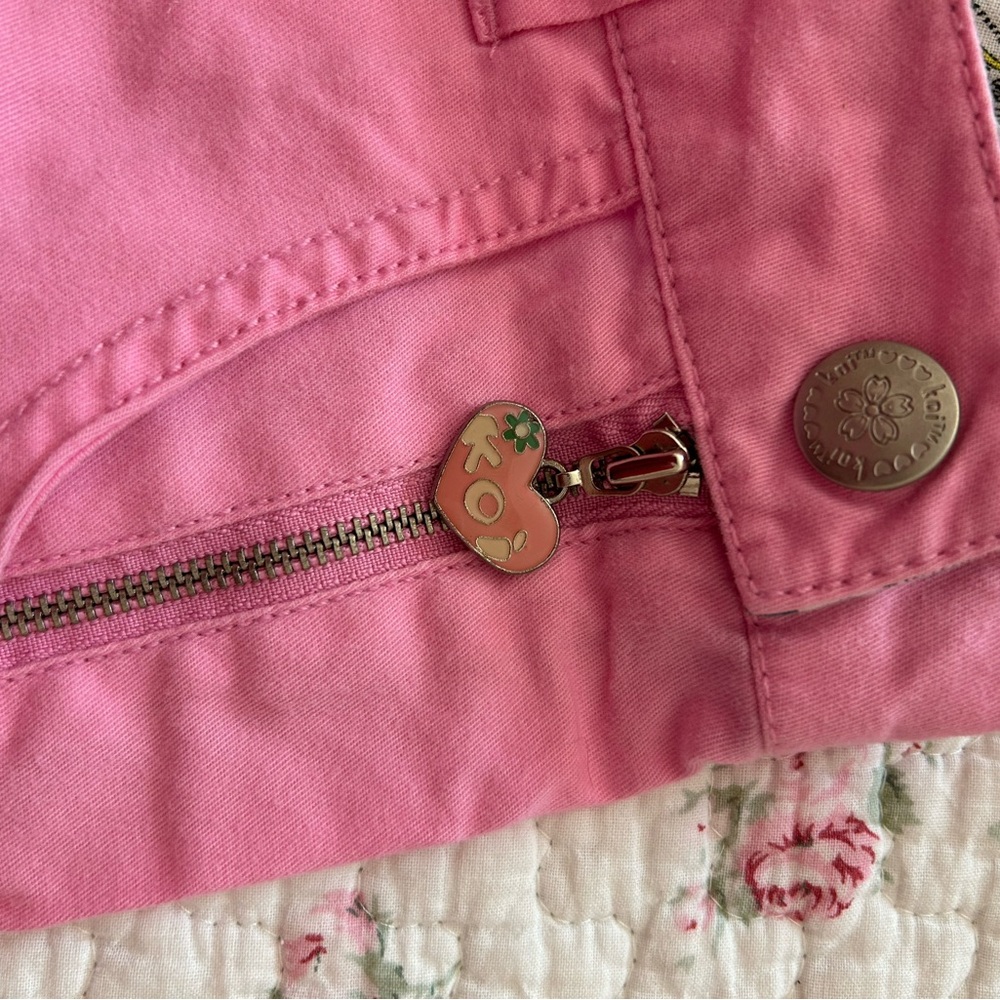 Pink Cargo Scrub Pants - Picture 3 of 4